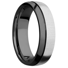 Load image into Gallery viewer, Zirconium + Crosssatinsilver , Bead Finish