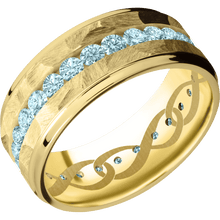 Load image into Gallery viewer, 18K Yellow Gold + Rock , Polish Finish