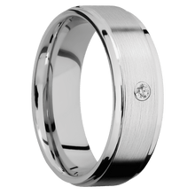 Load image into Gallery viewer, 14K White Gold + Satin , Polish Finish
