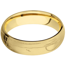 Load image into Gallery viewer, 14K Yellow Gold + Satin Finish