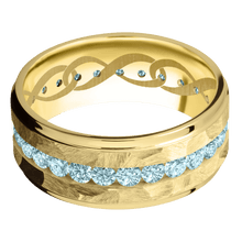 Load image into Gallery viewer, 18K Yellow Gold + Rock , Polish Finish