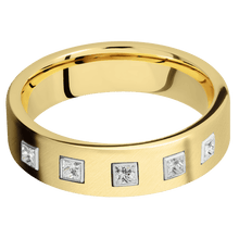 Load image into Gallery viewer, 14K Yellow Gold + Anglesatin Finish