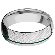 Load image into Gallery viewer, 14K White Gold + Satin Finish