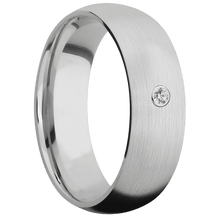 Load image into Gallery viewer, 14K White Gold + Satin Finish