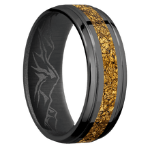 Load image into Gallery viewer, Zirconium + Polish , Polish Finish + Gun Metal Grey