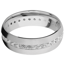 Load image into Gallery viewer, 18K White Gold + Satin Finish
