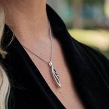 Load image into Gallery viewer, Bellagio Pave Diamond Drop Pendant Necklace