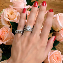 Load image into Gallery viewer, Satin Pear Yellow Gold Engagement Ring