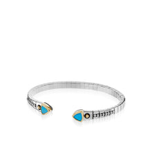 Load image into Gallery viewer, Arrivo Petite Trillion Flexible Cuff Bracelet