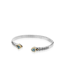Load image into Gallery viewer, Arrivo Petite Trillion Flexible Cuff Bracelet