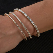Load image into Gallery viewer, Lab Diamond Flexi Half Bangle Bracelet
