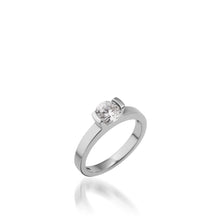 Load image into Gallery viewer, 18 karat White Gold Delicia Solitaire Diamond Engagement Ring