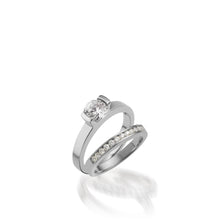 Load image into Gallery viewer, Delicia White Gold Engagement Ring