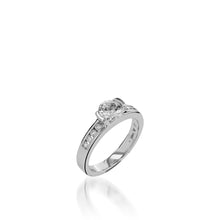 Load image into Gallery viewer, Delicia White Gold Engagement Ring