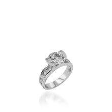 Load image into Gallery viewer, Delicia White Gold Engagement Ring