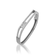 Load image into Gallery viewer, Lines 1.00 Carat Diamond Hinged Bracelet
