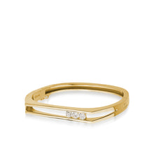 Load image into Gallery viewer, Lines 1.00 Carat Diamond Hinged Bracelet