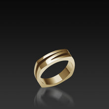 Load image into Gallery viewer, Men's 18-karat yellow gold Rayo Band