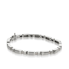 Load image into Gallery viewer, Women's 14-karat White Gold Orion 0.8 Carat Diamond Tennis Bracelet