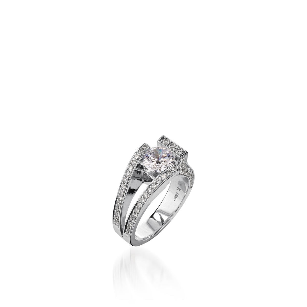 ana luisa/10Kソリッドゴールド Triple Diamond Elevate リング Solid Yellow Gold - Diamond Elevate Ring | Ana Luisa