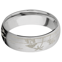 Load image into Gallery viewer, 14K White Gold + Satin Finish
