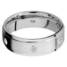 Load image into Gallery viewer, 14K White Gold + Satin , Polish Finish