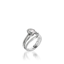 Load image into Gallery viewer, Bellissima Pave Diamond White Gold Engagement Ring