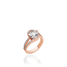 Load image into Gallery viewer, Bellissima Pave Diamond White Gold Engagement Ring