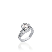 Load image into Gallery viewer, Bellissima Pave Diamond White Gold Engagement Ring