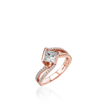 Load image into Gallery viewer, Mystere Yellow Gold Engagement Ring