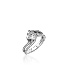 Load image into Gallery viewer, Mystere White Gold Engagement Ring