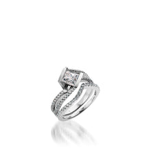 Load image into Gallery viewer, Mystere White Gold Engagement Ring