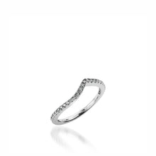 Load image into Gallery viewer, Mystere White Gold, Diamond Wedding Band