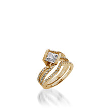 Load image into Gallery viewer, Mystere Yellow Gold Engagement Ring