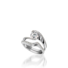 Load image into Gallery viewer, Aquarius White Gold Engagement Ring
