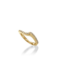Load image into Gallery viewer, Aquarius Yellow Gold Engagement Ring