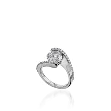 Load image into Gallery viewer, Aquarius White Gold Engagement Ring