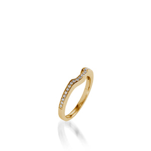 Dazzle Yellow Gold Engagement Ring