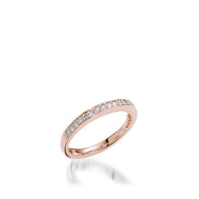 Load image into Gallery viewer, Women&#39;s 18 karat rose gold Affection Diamond Band
