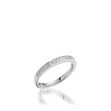 Load image into Gallery viewer, Women's 18 karat white gold Affection Diamond Band 0.32 ctw