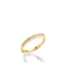 Load image into Gallery viewer, Women&#39;s 18 karat yellow gold Affection Diamond Band
