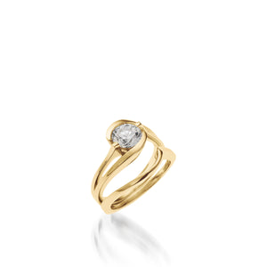 Bellissima Yellow Gold Solitaire Engagement Ring