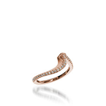 Load image into Gallery viewer, Royale Rose Gold, Diamond Wedding Band
