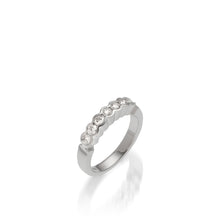 Load image into Gallery viewer, Women's 14-karat white gold Paloma Diamond Ring