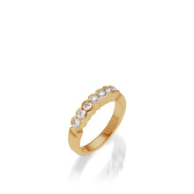 Load image into Gallery viewer, Women's 14-karat yellow gold Paloma Diamond Ring