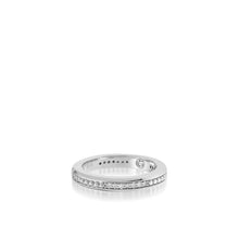 Load image into Gallery viewer, Women&#39;s Sterling Silver Apollo Bead Stack Ring with Pave Diamonds

