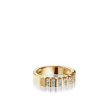 Load image into Gallery viewer, Women's 14 karat Yellow gold Devotion Anniversary Ring