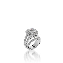 Load image into Gallery viewer, Cashmere White Gold Engagement Ring
