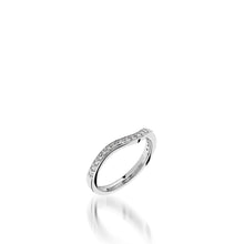 Load image into Gallery viewer, Cashmere White Gold, Diamond Wedding Band