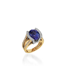 Load image into Gallery viewer, Signature Tanzanite and Diamond Ring
